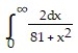 Evaluate the improper integral or state that it is divergent. -