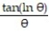 <strong>Find the derivative of y with respect to x, t, or ?, as appropriate -y = ln(cos(ln \theta )</strong> A) -tan(ln \theta ) B) tan(ln \theta ) C) D) -