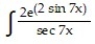 <strong>Evaluate the integral. - dx</strong> A) 2 ln + C B) + C C) ln + C D) + C