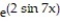 <strong>Evaluate the integral. - dx</strong> A) 2 ln + C B) + C C) ln + C D) + C