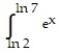 <strong>Evaluate the integral. - dx</strong> A) - 5 B) 14 C) 9 D) 5