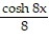 <strong>Compute dy/dx for the function. -y = sinh 7x</strong> A) 7 cosh 6x B) 7 cosh 7x C) D) 7 sinh 7x