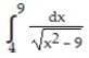 <strong>Evaluate the definite integral. Express the answer in terms of natural logarithms. - </strong> A) ln - 1 B) ln C) ln 6 D) ln