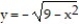 Find the volume of the described solid. -The solid lies between planes perpendicular to the x-axis at and . The cross sections perpendicular to the x-axis between these planes are squares whose bases run from the semicircle to the semicircle .