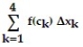 <strong>Graph the function f(x) over the given interval. Partition the interval into 4 subintervals of equal length. Then add to your sketch the rectangles associated with the Riemann sum   , using the indicated point in the kth subinterval for   .  -f(x) = 2x + 2, [0, 2], left-hand endpoint  </strong> A)   B)   C)   D)   <div style=padding-top: 35px> 