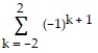 <strong>Express the sum in sigma notation. -1 - 4 + 16 - 64 + 256</strong> A) B) C) D)