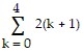 <strong>Express the sum in sigma notation. -2 + 4 + 6 + 8 + 10</strong> A) B) C) D)