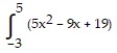  <strong>Express the limit as a definite integral.  -     \Delta   ; [ -3, 5]</strong> A)   dx B)   dx C)   dx D)   dx <div style=padding-top: 35px>  