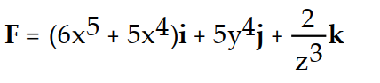 <strong>Find the gradient field F of the function f. -f(x, y, z) = + </strong> A) B) C) D)