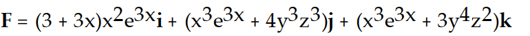 <strong>Find the gradient field F of the function f. -f(x, y, z) = + </strong> A) B) C) D)