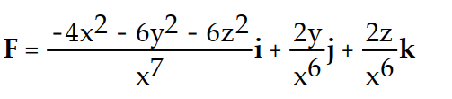 <strong>Find the gradient field F of the function f. -f(x, y, z) = </strong> A) B) C) D)
