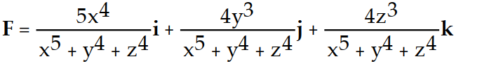 <strong>Find the gradient field F of the function f. -f(x, y, z) = ln ( + + )</strong> A) B) C) D)