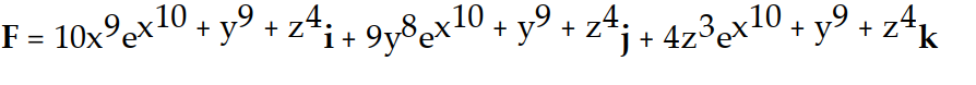 <strong>Find the gradient field F of the function f. -f(x, y, z) = </strong> A) B) C) D)