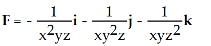 <strong>Find the gradient field F of the function f. -f(x, y, z) = </strong> A) B) C) D)