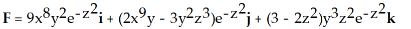 <strong>Find the gradient field F of the function f. -f(x, y, z) = ( - ) </strong> A) B) C) D)