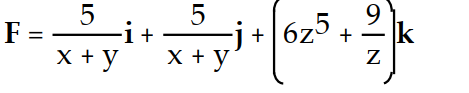 <strong>Find the gradient field F of the function f. -f(x, y, z) = ln + </strong> A) B) C) D)