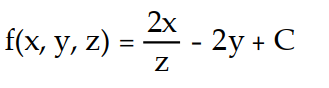<strong>Find the potential function f for the field F. - </strong> A) B) C) D)