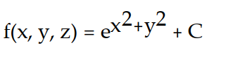 <strong>Find the potential function f for the field F. - </strong> A) B) C) D)