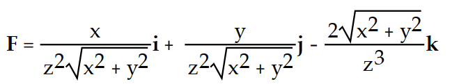 <strong>Find the potential function f for the field F. - </strong> A) B) C) D)