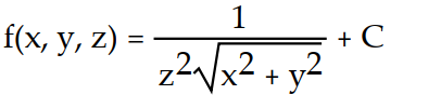 <strong>Find the potential function f for the field F. - </strong> A) B) C) D)