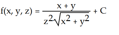 <strong>Find the potential function f for the field F. - </strong> A) B) C) D)