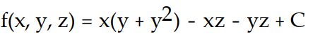 <strong>Find the potential function f for the field F. -F = (y - z)i + (x + 2y - z)j - (x + y)k</strong> A) B) C) D)