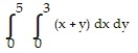 <strong>Choose the one alternative that best completes the statement or answers the question. Evaluate the integral - </strong> A) 4 B) 120 C) 60 D) 8