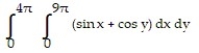 <strong>Choose the one alternative that best completes the statement or answers the question. Evaluate the integral - </strong> A) 8 \pi B) 4 \pi C) 9 \pi D) 5 \pi