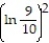 <strong>Evaluate the double integral over the given region. - R = {(x, y): 9 \le x \le 10, 9 \le y \le 10}</strong> A) B) C) D) ln