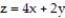<strong>Find the volume of the indicated region. -the region that lies under the plane and over the triangle with vertices at , , and </strong> A) 8 B) C) 4 D)