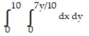 <strong>Write an equivalent double integral with the order of integration reversed. - </strong> A) B) C) D)