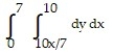 <strong>Write an equivalent double integral with the order of integration reversed. - </strong> A) B) C) D)