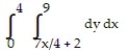 <strong>Write an equivalent double integral with the order of integration reversed. - </strong> A) B) C) D)