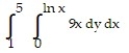 <strong>Write an equivalent double integral with the order of integration reversed. - </strong> A) B) C) D)