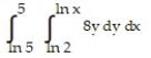 <strong>Write an equivalent double integral with the order of integration reversed. - </strong> A) B) C) D)