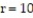 Find the area of the region specified in polar coordinates. -the region inside and outside