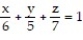Solve the problem. -Write an iterated triple integral in the order for the volume of the tetrahedron cut from the first octant by the plane .
