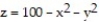 Find the volume of the indicated region. -the region bounded by the paraboloid and the xy-plane