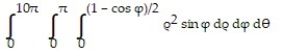 Evaluate the spherical coordinate integral. - 