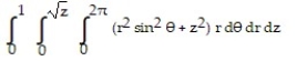 Change the order of integration and evaluate the integral. -