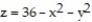 Solve the problem. -Find the center of mass of the region of density bounded by the paraboloid and the xy-plane.