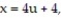Find the Jacobian for the given transformation -     