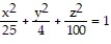 Use the given transformation to evaluate the integral. - where R is the interior of the ellipsoid