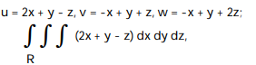 Use the given transformation to evaluate the integral. - where R is the parallelepiped bounded by the planes