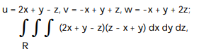 Use the given transformation to evaluate the integral. - where R is the parallelepiped bounded by the planes