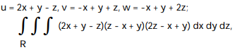 Use the given transformation to evaluate the integral. - where R is the parallelepiped bounded by the planes