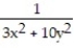 <strong>Find the domain and range and describe the level curves for the function f(x,y). -f(x, y) = </strong> A) Domain: all points in the xy-plane; range: real numbers > 0; level curves: ellipses 3x<sup>2</sup> + 10y<sup>2</sup> = c B) Domain: all points in the xy-plane except (0, 0); range: real numbers > 0; level curves: ellipses 3x<sup>2</sup> + 10y<sup>2</sup> = c C) Domain: all points in the xy-plane; range: all real numbers; level curves: ellipses 3x<sup>2</sup> + 10y<sup>2</sup> = c D) Domain: all points in the xy-plane except (0, 0); range: all real numbers; level curves: ellipses 3x<sup>2</sup> + 10y<sup>2</sup> = c