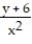 <strong>Find the domain and range and describe the level curves for the function f(x,y). -f(x, y) = </strong> A) Domain: all points in the xy-plane; range: all real numbers; level curves: parabolas y= cx<sup>2 </sup>- 6 B) Domain: all points in the xy-plane; range: real numbers z ≥ 0; level curves: parabolas y= cx<sup>2 </sup>- 6 C) Domain: all points in the xy-plane excluding x = 0; range: all real numbers; level curves: parabolas y= cx<sup>2 </sup>- 6 D) Domain: all points in the xy-plane excluding x = 0; range: real numbers z ≥ 0; level curves: parabolas y= cx<sup>2 </sup>- 6