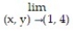 <strong>Find the limit. - x ln y</strong> A) 4 B) ln 4 C) ln ( 4) - 1 D) No limit