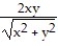 <strong>Use polar coordinates to find the limit of the function as (x, y) approaches (0, 0). -f(x, y) = </strong> A) \pi B) 1 C) 0 D) -1